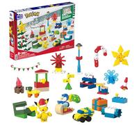 MEGA Pokémon Building Toys Set, Holiday Calendar with 202 Pieces, 2 Poseable Characters and Accessories, for Kids, GYG99
