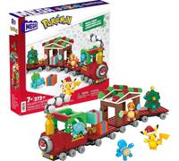 MEGA Pokémon Building Toys Set Holiday Train with 373 Pieces
