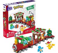 MEGA Pokémon Action Figure Building Toys, Holiday Train with 373 Pieces, 4 Poseable Characters, Gift Idea for Kids, HHP69,Multi-coloured,Medium