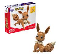 MEGA Pokémon Building Toys Set Jumbo Eevee with 824 Pieces, Articulated and Poseable, 11 Inches Tall, for Kids, GMD34