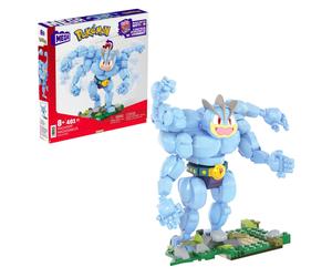 MEGA Pokémon Building Toys Set Machamp Age 8+ with 401 Pieces, Articulated an...