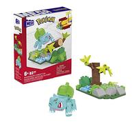 MEGA Pokémon Bulbasaur's Forest Fun building set with 82 compatible bricks and pieces connect with other worlds, toy gift set for ages 7 and up