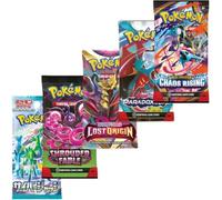 Mega Pokemon Card Booster Pack Gift Bundle | 5 Booster Packs | Mega Evolution | Scarlet and Violet | Pokémon Gift Set | 4 Assorted Pokemon Booster Packs + 1 Japanese Pokemon Card Pack