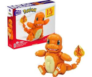 MEGA Pokémon Jumbo Charmander building set with 750 compatible bricks and pieces and Poké Ball, toy gift set for ages 10 and up, HHL13