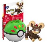 MEGA Pokémon Litleo Building Toy Kit, Poseable Action Figure (44 Pieces) for Kids, Plastic