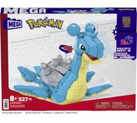 MEGA Pokémon Action Figure Building Toys Set for Kids, Lapras with 527 Pieces and Motion, Buildable and Poseable, 7 Inches Tall, HKT26