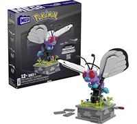 MEGA Pok?mon Building Toys Motion Butterfree Collectible with Mechanized Movement and Display Case for Adult Builders and Collectors