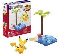 Mega Pokemon Pikachus Beach Splash building set with 79 compatible Pieces