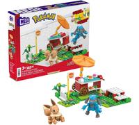 Mega Pokemon Poke Puff Picnic Eevee & Riolu Action Figure Building Toys 193 Pc