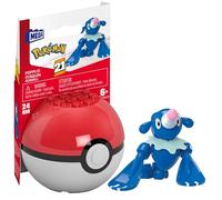MEGA Pokémon Popplio Building Toy Kit, Poseable Action Figure (24 Pieces) for Kids