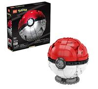 MEGA Pokémon Toy Building Set 5-inch Build and Display Jumbo Poké Ball Collectibe, Lights Up, HBF53