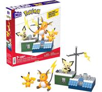 MEGA Pokmon Action Figure Building Toys for Kids, Pikachu Evolution Set with 16