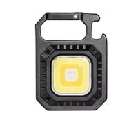 Mega Power Mini Keyring Light | 700 Lumens COB Torch | Long Life USB Rechargeable Torch | Doubles as a Bottle Opener | Key Ring Key Chain Carabiner Attachment Powerful Mini LED Flashlight | Portable