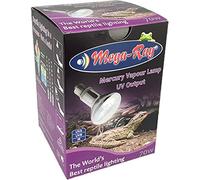 Mega-Ray 70w Reptile Mercury Vapour UV Output Basking Lamp UVA UVB IR