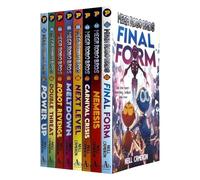 Mega Robo Bros Series Volume 1-8 Books Collection Set By Neil Cameron(Meltdown, Power Up, Double Threat, Carnival Crisis, Next Level, Robot Revenge, Nemesis & Final Form)