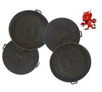 Mega Saving Set 4 Activated Carbon Filter Filter Carbon Filter for Exhaust Hood Cooker Hood Lynx 4BD727X01