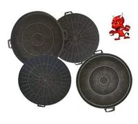 Mega Saving Set 4 Activated Carbon Filter Filters Carbon Filter for Exhaust Hood Cooker Hood AEG Electrolux DK4390-M