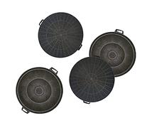 Mega Saving Set 4 Activated Carbon Filter Filters Carbon Filter for Exhaust Hood Cooker Hood Neff DKA11, D8602 Black, Classic Design Blue