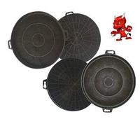 Mega Saving Set 4 Activated Carbon Filter Filters Carbon Filter for Exhaust Hood Cooker Hood Rex RC656IS