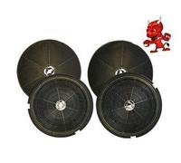 Mega saving Set 4 Charcoal Filter Charcoal Filter Filter Fits for Exhaust Hood Smeg FLT6