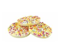 Mega Snowies 1KG Sharebag Of Giant White Candy Pieces With A Candy Topping