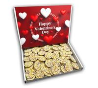 Mega Snowies Happy Valentines Day Sweets Gift Box Hamper (RED VALENTINES FRONT)