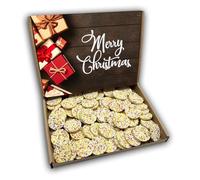 Mega Snowies Merry Christmas Sweets Gift Box Hamper (Christmas Kraft)