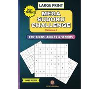 Mega Sudoku Challenge Vol-1: Large Print Edition with 5 levels