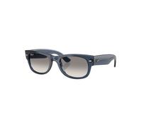 Mega Wayfarer II Sunglasses Transparent Dark Blue/Clear Gradient Grey One Size