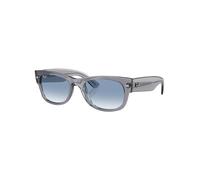 Mega Wayfarer Sunglasses Transparent Grey One Size