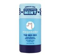 Megababe Geo Deo, Eucalyptus Mint, 72Hr Protection, Aluminum-Free, 2.6 oz