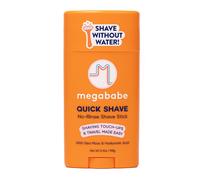 Megababe Quick Shave No-Rinse Shave Stick | Shaving Touch-Ups & Travel Made-Easy | with Sea Moss & Hyaluronic Acid | 2.4 oz
