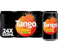 MegaBargain Tango Soft Drink Edition Cans Sugar Free Bursting With Flavour 24 x 330mls (24 x 330ml, Orange (Original Sugar))