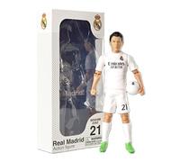 Megableu - Brahim Football Figure - 20 cm - Large Realistic & Articulated Football Figure - Official Licensed Product - 10 Points of Articulation - Real Madrid Football Toy - Gift Idea Fans Brahim