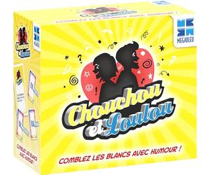 Megableu - Chouchou ET Loulou - Board Game for Adults Teens - Evening with Friends - Party Game - about the life as a couple of a guy and a girl - Humour & Challenges - from 14 Years