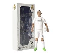 Megableu - Football Figure - 20cm - Large Realistic & Articulated Football Figure - Official Licensed Product - 10 Points of Articulation - Real Madrid Football - Gift Idea for Fans Kylian Mbappe