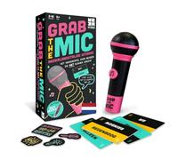 Megableu - GRAB THE MIC - Karaoke Game for Enfants 8 Ans+ - Funny Family Game Music Game for Home - Interactive Party Game Without Singing Talent - No Batteries Required - English Version