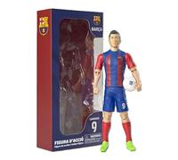 Megableu Lewandowski Football Figure - 20 cm - Large Realistic & Articulated Football Figure - Official Licensed Product - 10 Points of Articulation - FC Barcelona Toy - Gift Idea Fans Lewandowski