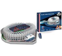 Megableu - Parc des Princes 3D Integrated Lights Puzzle - Paris Saint Germain Football Team - 111 Numbered Pieces-To Be Assembled Alone or as a Family-For Ages 7 Years, 678326, Stade PSG LED
