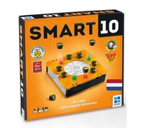 Megableu Smart 10 - Quiz Game - 2-8 Sp. From 14 Years - English Version | Choose from 10 possible answers per question - Answer or pass to secure points - Compact Smartbox with scoring wheel