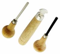 Megacast Stone Setting Tools, Jewelry Stone Prong Pusher, Bezel Pusher & Roller Set of 3