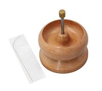 MegaCast Wooden Bead Spinner, Bead Loader Spinner with Needle Jewelry Making Bead Holder for Craft Stringing Beads