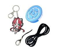 Megacom DuoMon3 Pocket Auto Catcher 1P/2P, IPX7 Waterproof,Adjustable LED/Vibration/Sound by app, Bluetooth 65ft Link,USB-C & Wireless Charging,Auto-Reconnect Hourly|with Keychain (Blue, Basic)