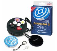 Megacom DuoMon3 PRO 1P/2P Pocket Auto Catcher, Unique Auto-Reconnection Hourly, IPX7 Waterproof, Bluetooth 65ft Link, USB-C & Wireless Charging Pad,App Adjustable LED/Vibration/Sound | with Keychain