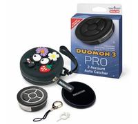 Megacom DuoMon3 PRO Pocket Auto Catcher 1P/2P, IPX7 Waterproof,Adjustable LED/Vibration/Sound by app, Bluetooth 65ft Link,USB-C & Wireless Charging,Auto-Reconnect Hourly|with Keychain