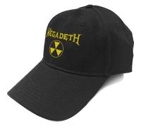Megadeth Baseball Cap Hazard Band Logo Official Black Strapback One Size