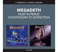 Megadeth 2in1 (Rust in Peace/Countdown To Extinction) CD multicolor Onesize