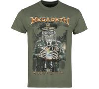 Megadeth Earth Bomb T-shirt green S