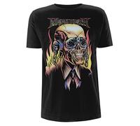 Megadeth Flaming Vic Official Tee T-Shirt Mens Unisex (Medium) Black