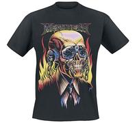 Megadeth Flaming VIC TS Schwarz